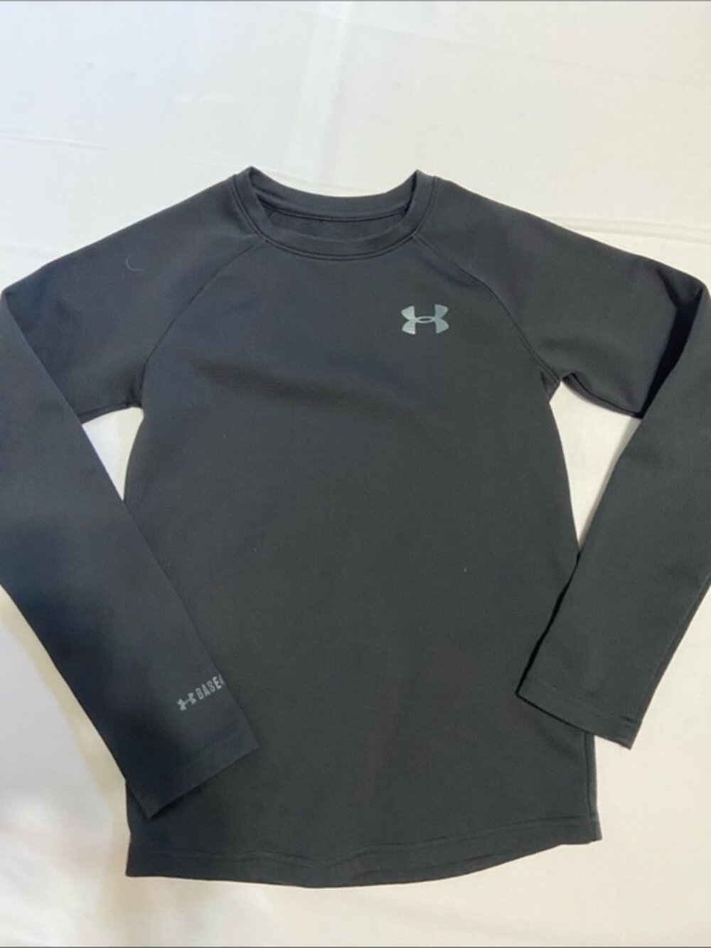 Under Armour Youth Base Layer 4.0  Coldgear Black Long Sleeve Shirt Size Medium